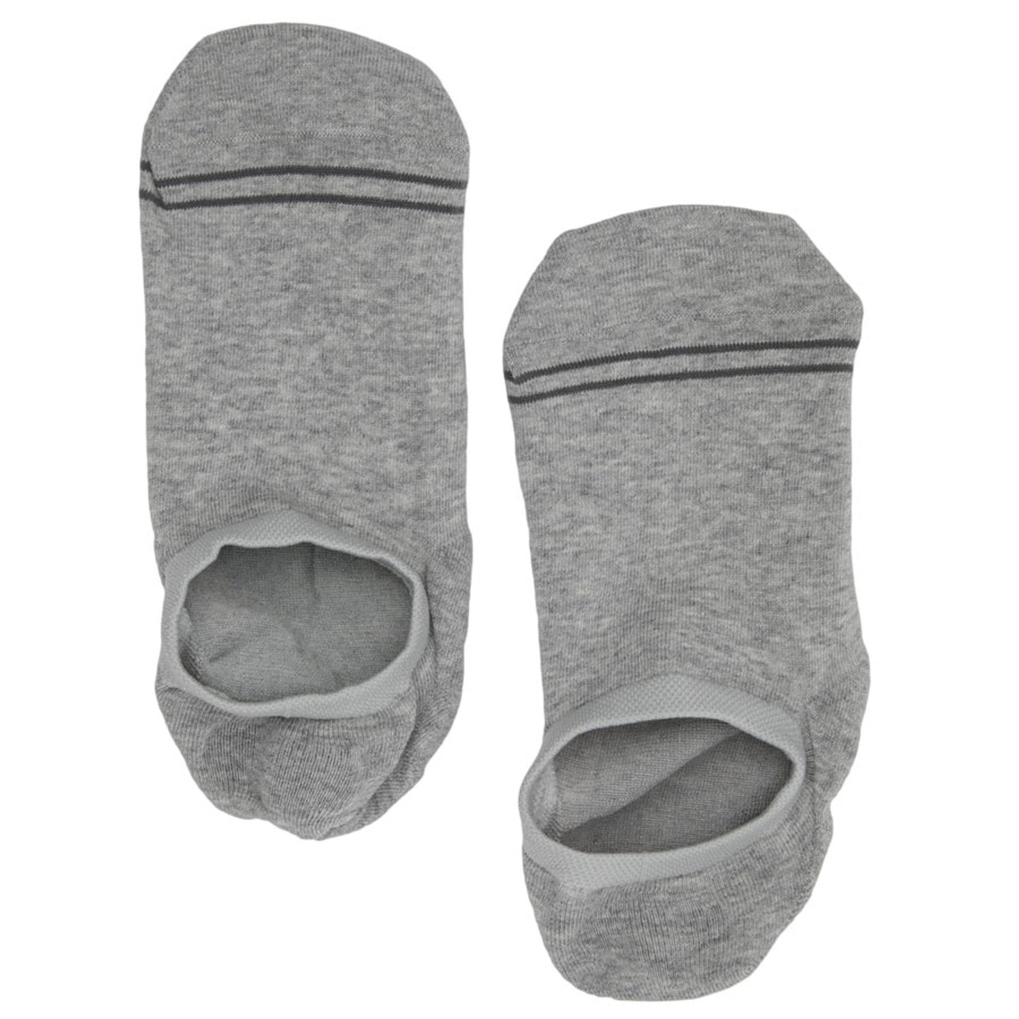 Grey  No Show Socks - 3 Pack DeadSoxy