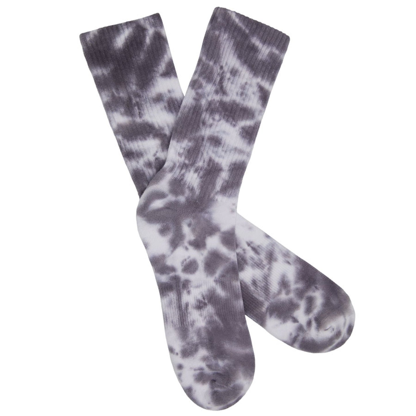 Grey Tie-Dye Casual Crew Socks DeadSoxy