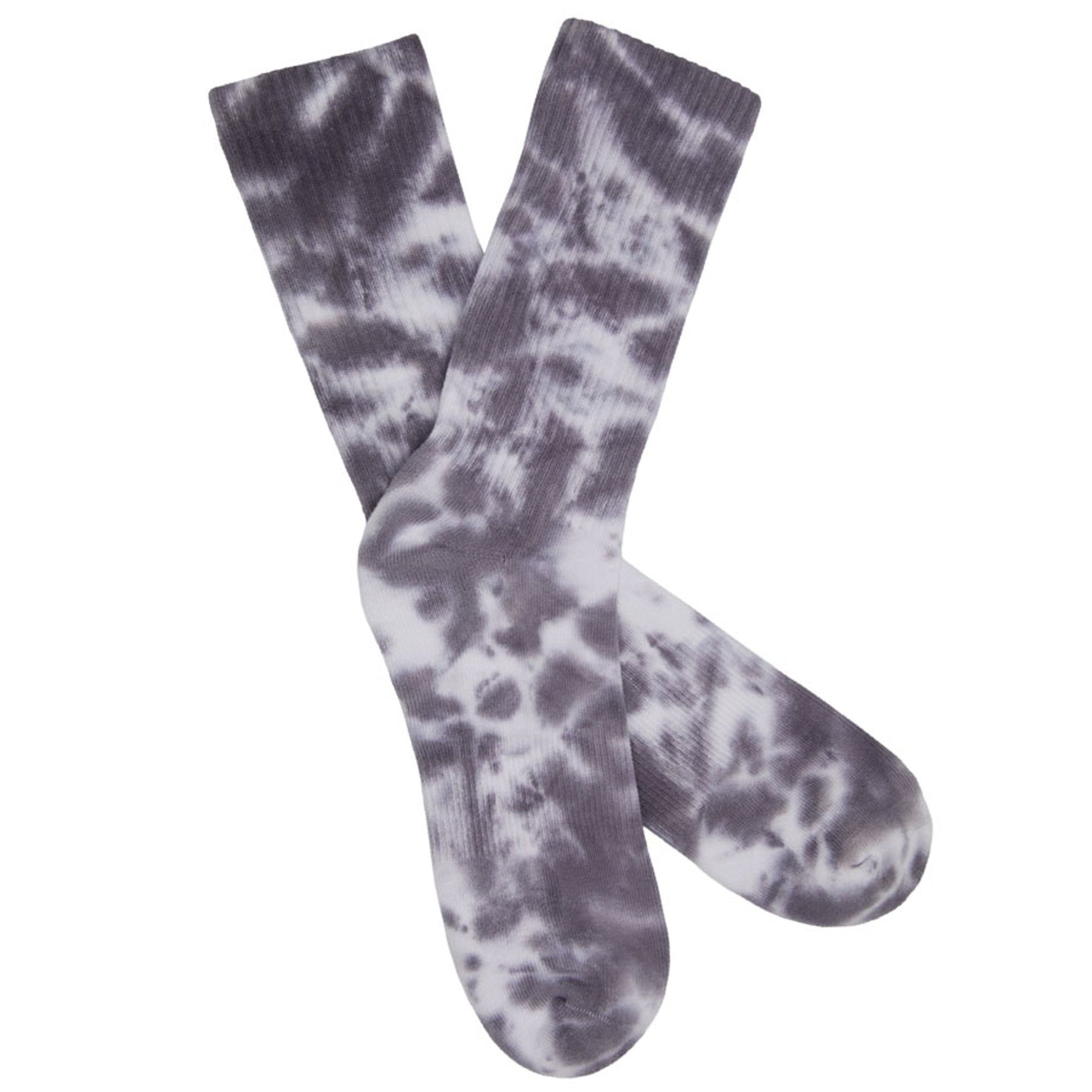 Grey Tie-Dye Casual Crew Socks DeadSoxy
