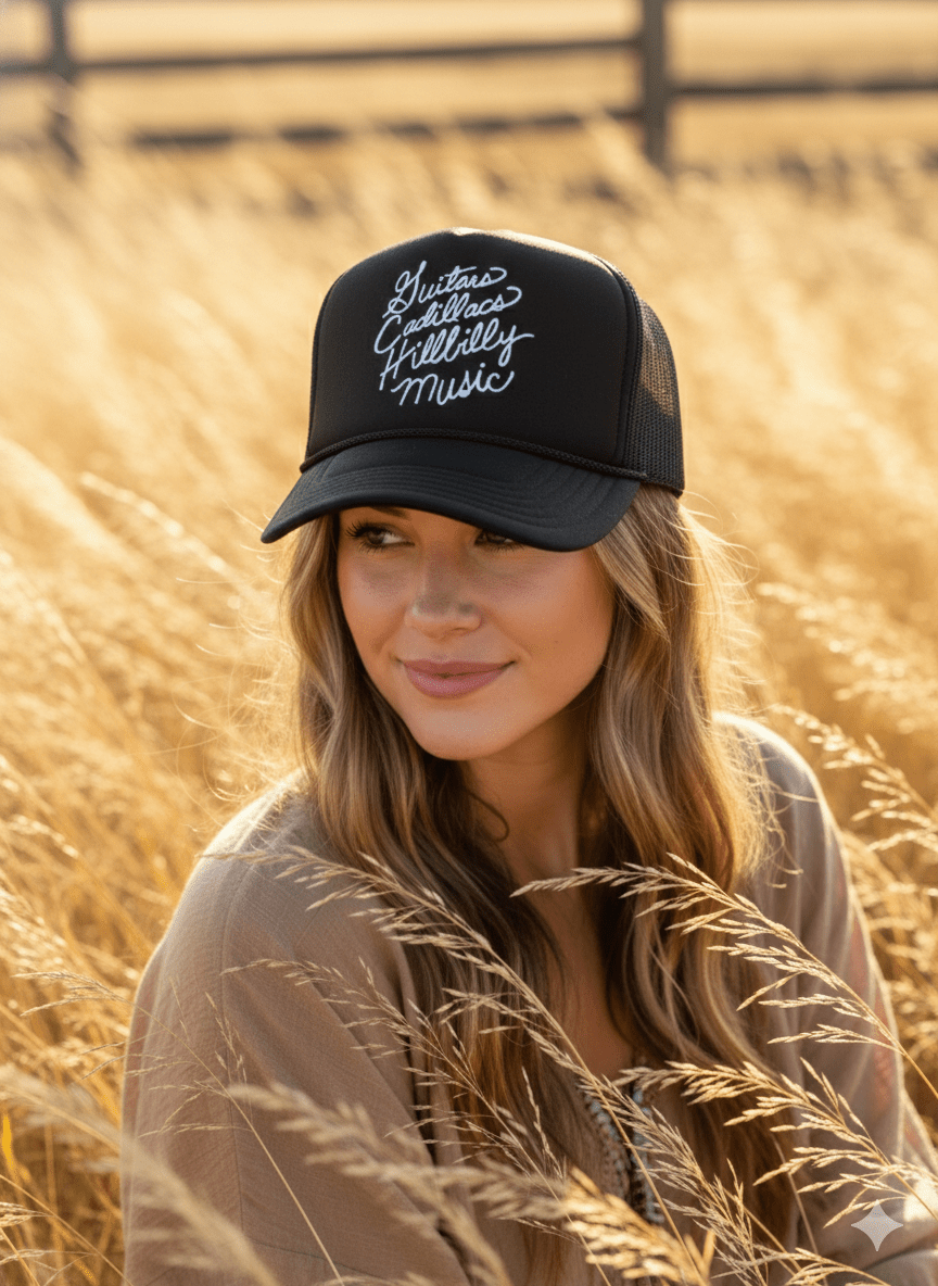 Guitars Cadillacs Trucker Hat Wild Junkie