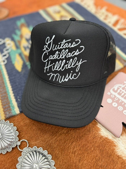 Guitars Cadillacs Trucker Hat Wild Junkie