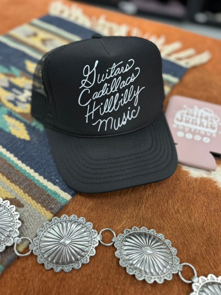 Guitars Cadillacs Trucker Hat Wild Junkie