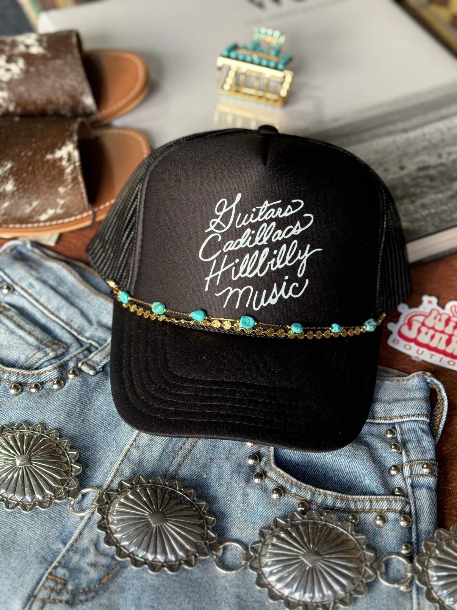 Guitars Cadillacs Trucker Hat Wild Junkie