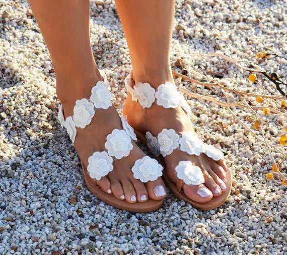 Plus Size Flat-Bottomed Women's Fashion Sandals