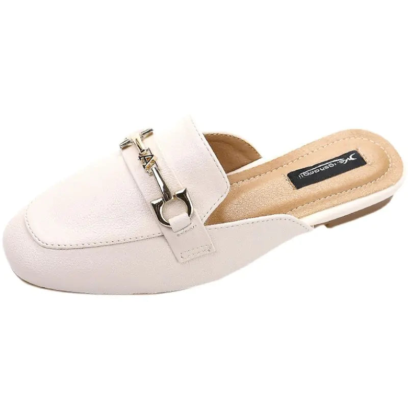 Women's Summer Backless Slippers Fashion Flat Sandals