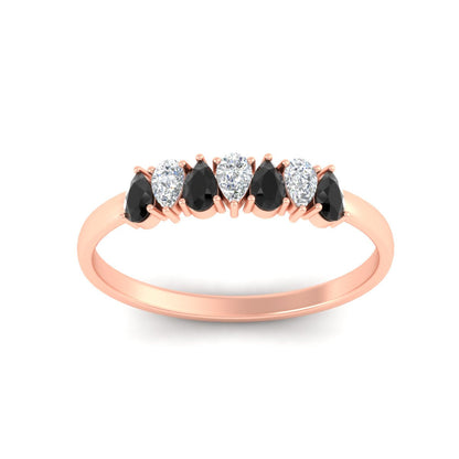 Half Carat 7 Stone Wedding Band Diamond Teardrop Fascinating Diamonds