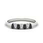 Half Carat 7 Stone Wedding Band Diamond Teardrop Fascinating Diamonds