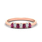 Half Carat 7 Stone Wedding Band Diamond Teardrop Fascinating Diamonds