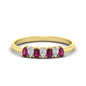 Half Carat 7 Stone Wedding Band Diamond Teardrop Fascinating Diamonds