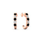 Half Huggie Hoop Earring Fascinating Diamonds