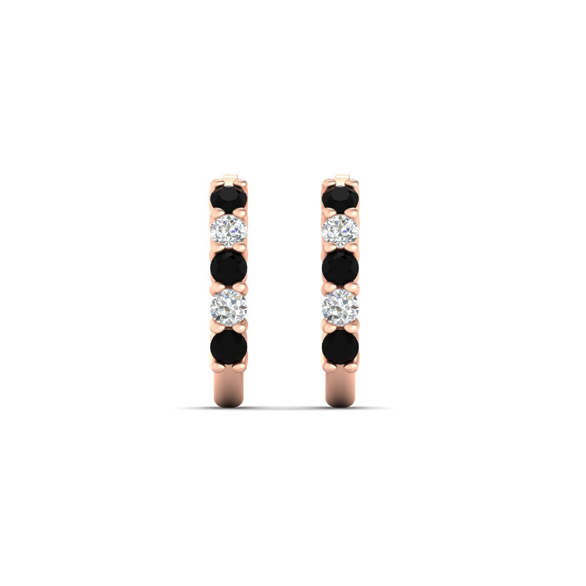 Half Huggie Hoop Earring Fascinating Diamonds