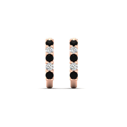 Half Huggie Hoop Earring Fascinating Diamonds