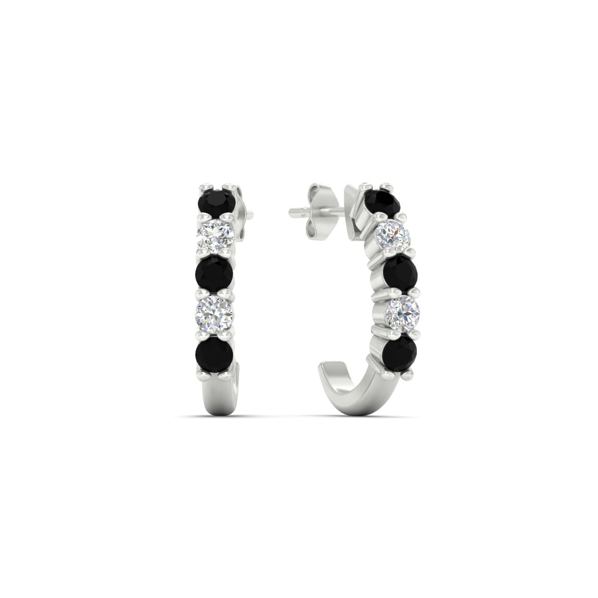 Half Huggie Hoop Earring Fascinating Diamonds