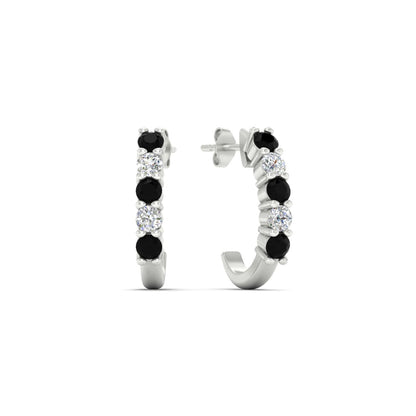 Half Huggie Hoop Earring Fascinating Diamonds