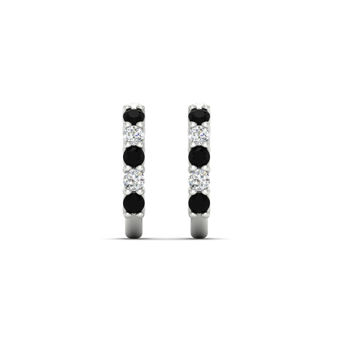 Half Huggie Hoop Earring Fascinating Diamonds