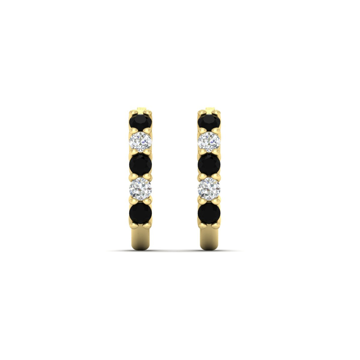 Half Huggie Hoop Earring Fascinating Diamonds