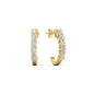 Half Huggie Hoop Earring Fascinating Diamonds