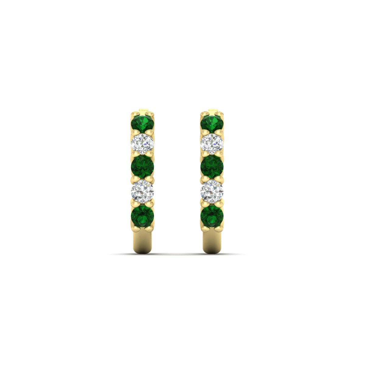 Half Huggie Hoop Earring Fascinating Diamonds