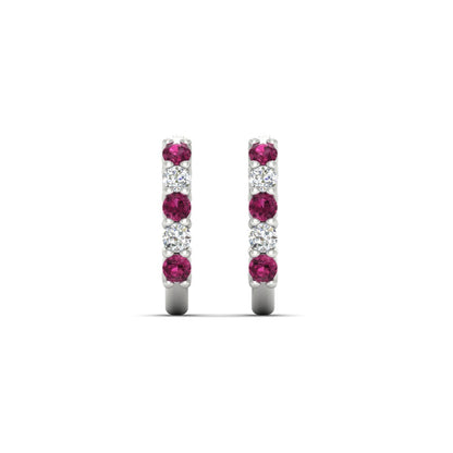 Half Huggie Hoop Earring Fascinating Diamonds