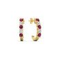 Half Huggie Hoop Earring Fascinating Diamonds