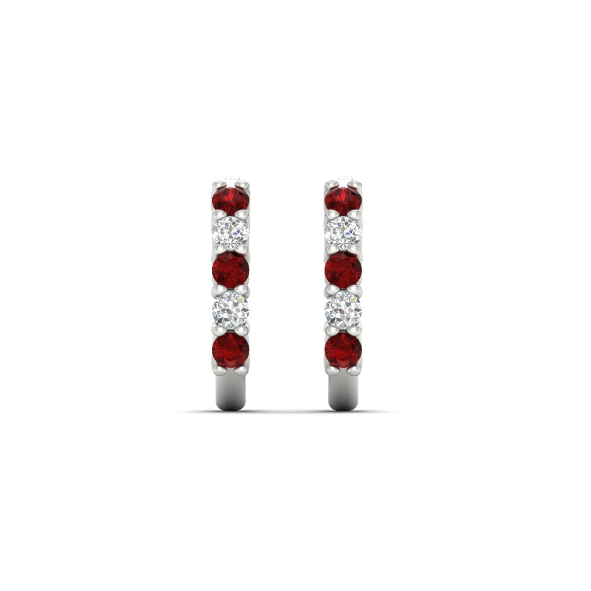 Half Huggie Hoop Earring Fascinating Diamonds