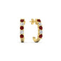Half Huggie Hoop Earring Fascinating Diamonds