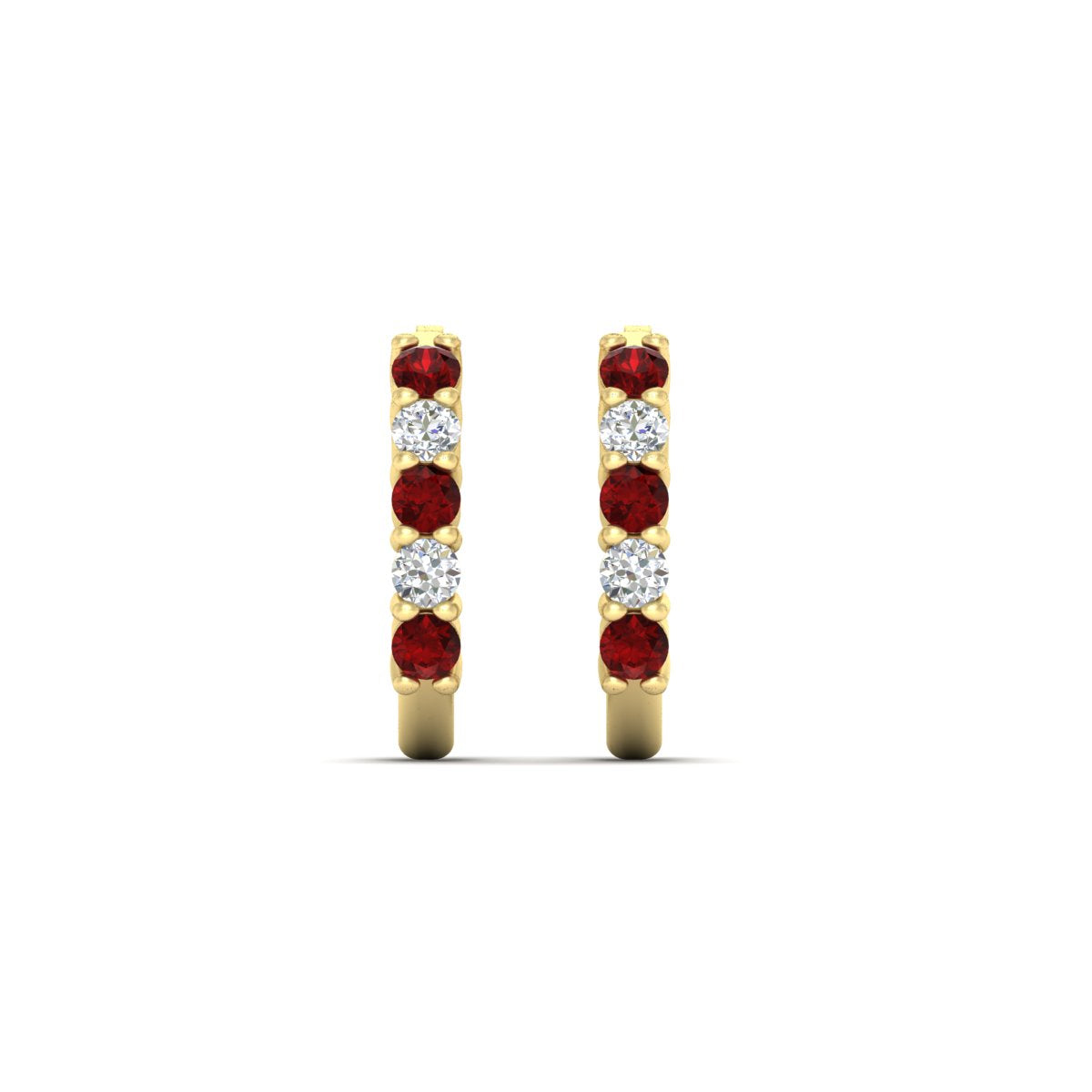 Half Huggie Hoop Earring Fascinating Diamonds