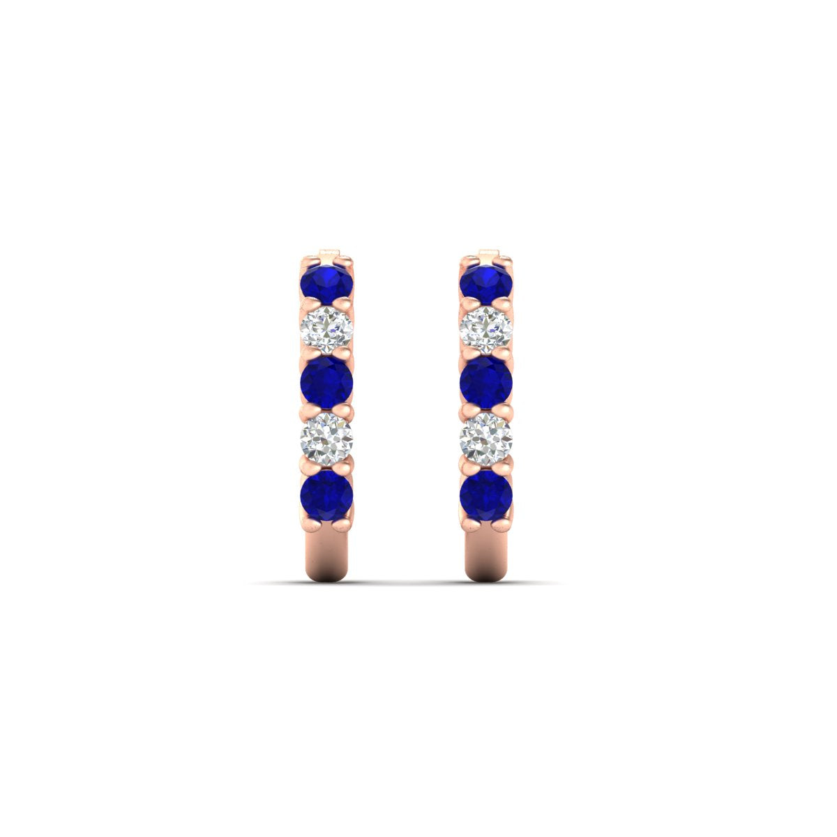 Half Huggie Hoop Earring Fascinating Diamonds