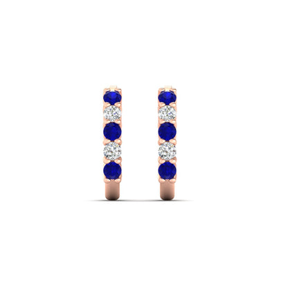 Half Huggie Hoop Earring Fascinating Diamonds