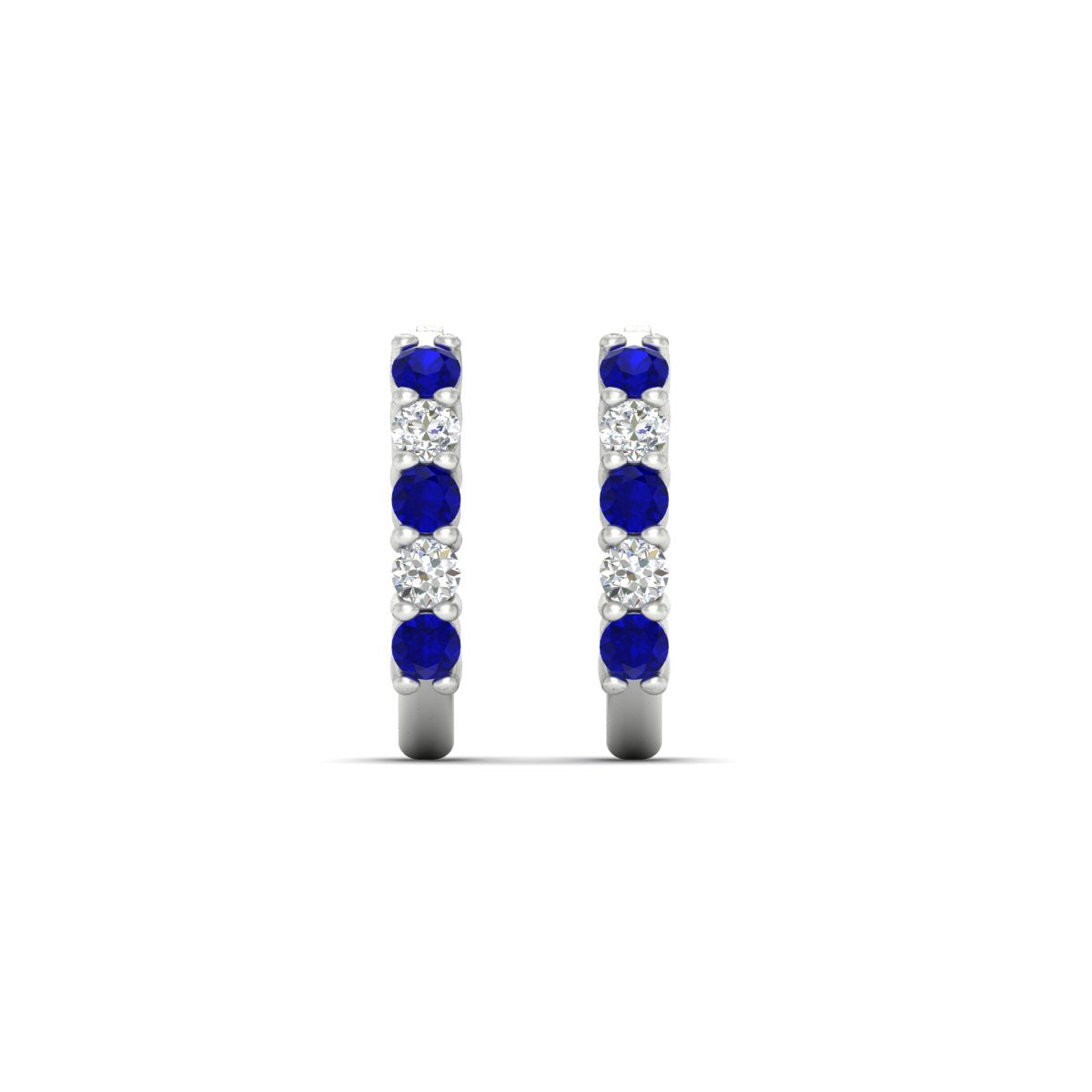 Half Huggie Hoop Earring Fascinating Diamonds