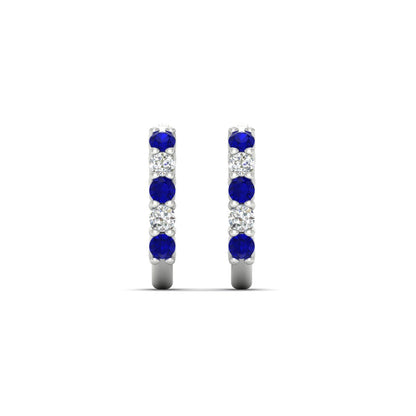 Half Huggie Hoop Earring Fascinating Diamonds