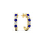 Half Huggie Hoop Earring Fascinating Diamonds