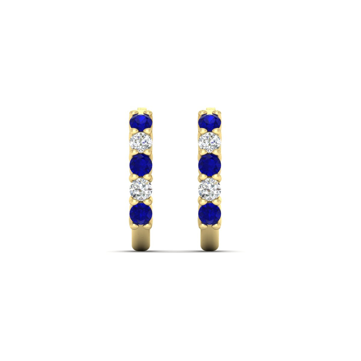 Half Huggie Hoop Earring Fascinating Diamonds