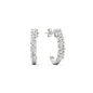 Half Huggie Hoop Earring Fascinating Diamonds
