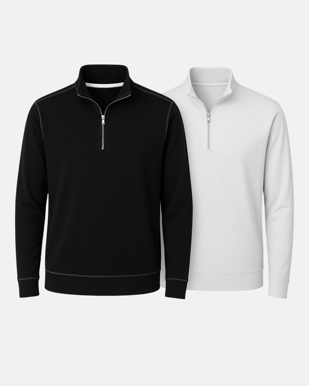 Buki Cinqo Travel Half Zip 2-Pack - Black/White Buki