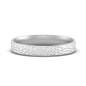 Hammered Finish Mens Wedding Band Fascinating Diamonds