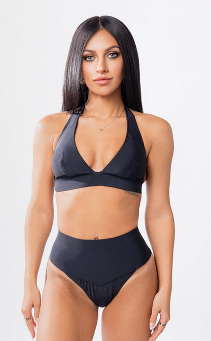 Hanalei Neoprene High Waist Tummy Control Swimsuit Bottom Forever Young Swimwear