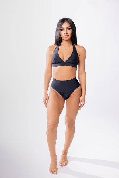 Hanalei Neoprene High Waist Tummy Control Swimsuit Bottom Forever Young Swimwear