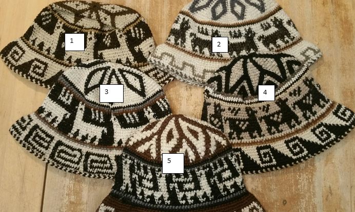 Hand Crochet Roll Up Rustic Alpaca Hat Purely Alpaca