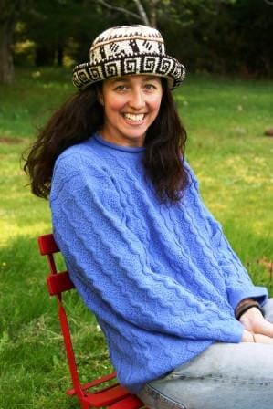 Hand Crochet Roll Up Rustic Alpaca Hat Purely Alpaca