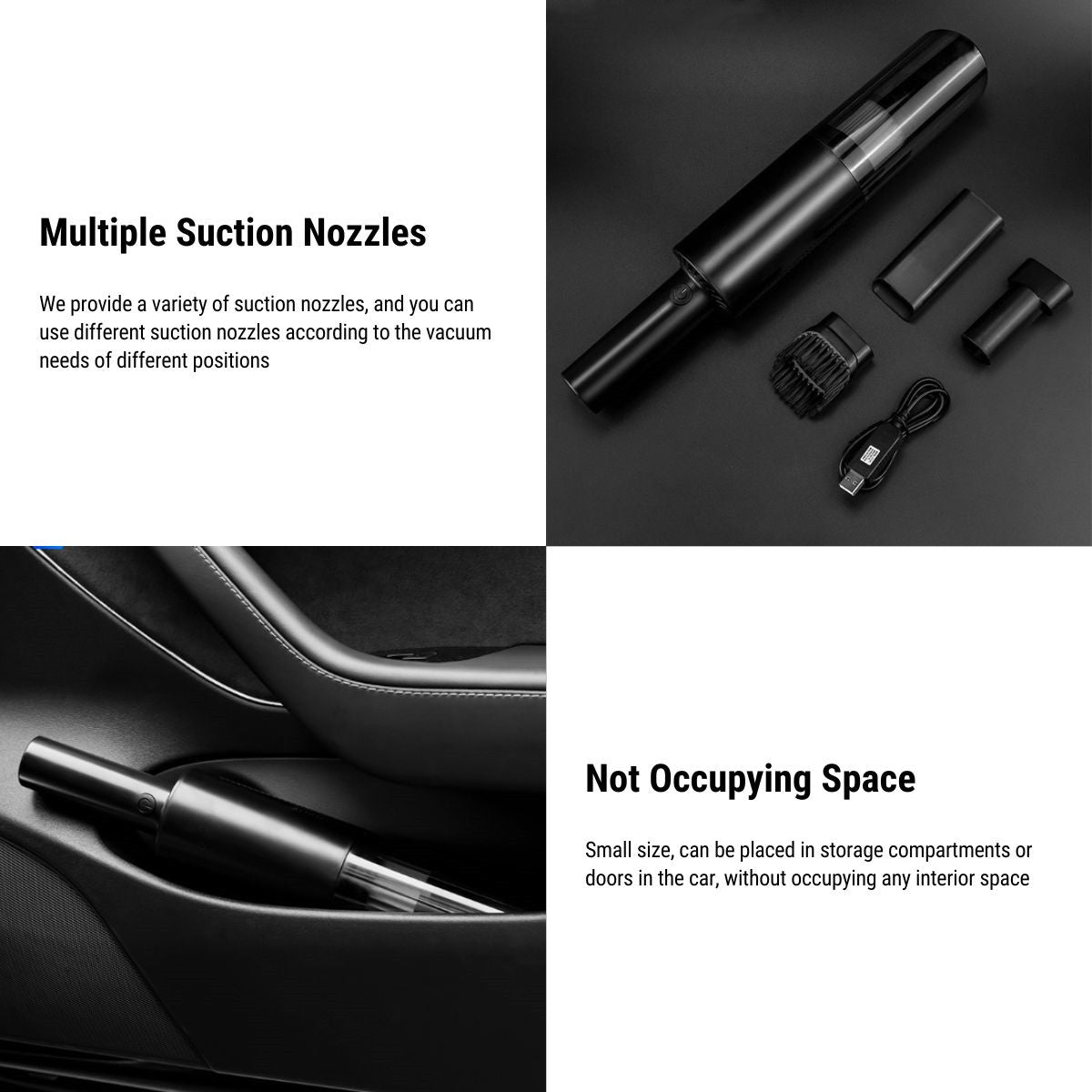 Cordless Handheld Car Vacuum Cleaner | 120W Dual Suction & Blowing Function Tesery Official Store