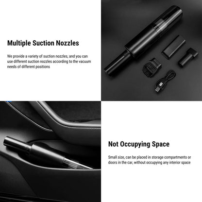 Cordless Handheld Car Vacuum Cleaner | 120W Dual Suction & Blowing Function Tesery Official Store