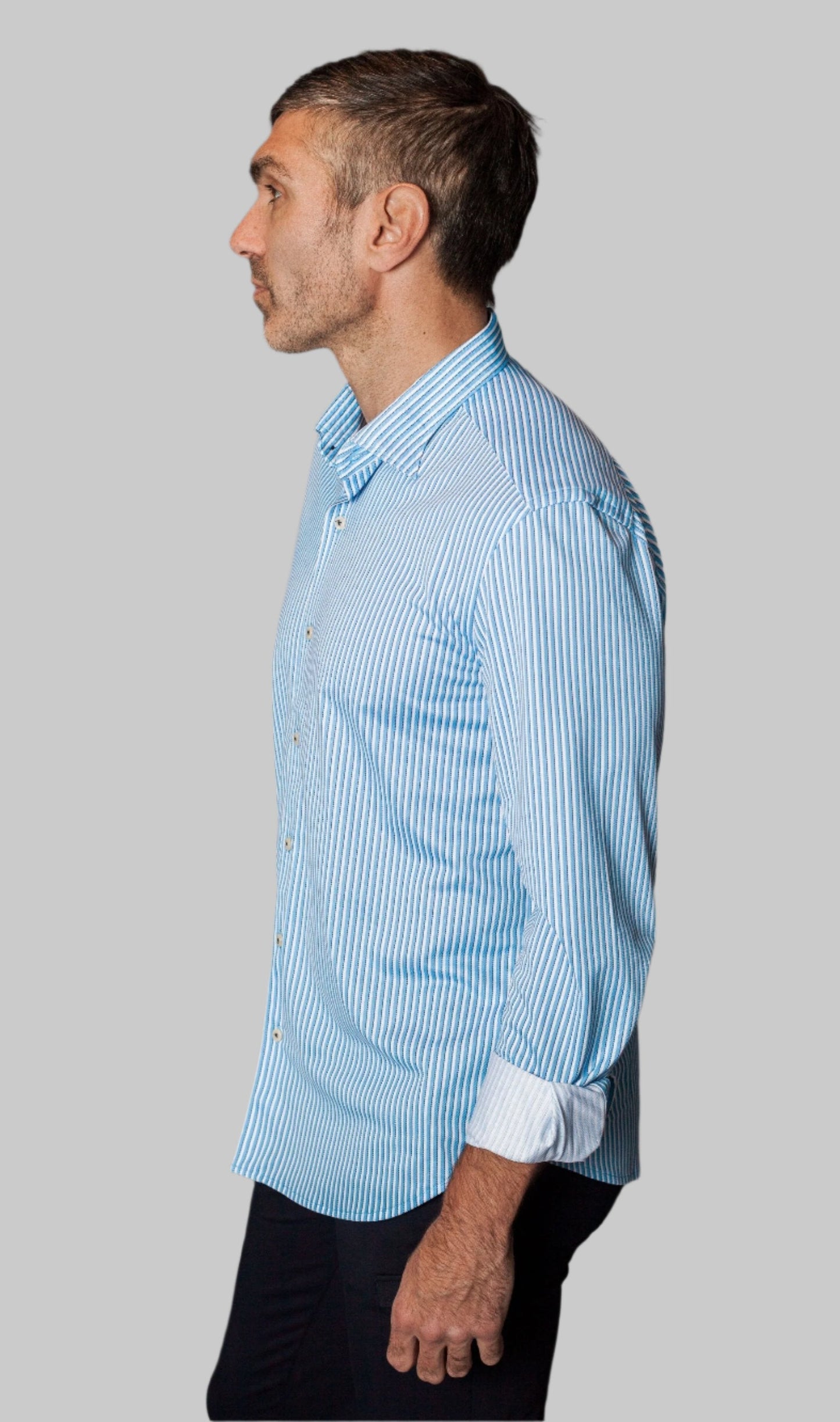 Hansen Stripe Long Sleeve Tech Shirt Buki