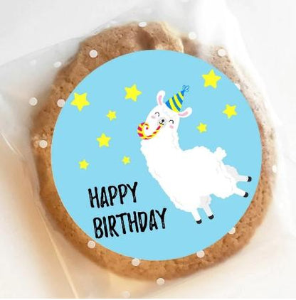 Happy Alpaca Birthday Stickers Purely Alpaca
