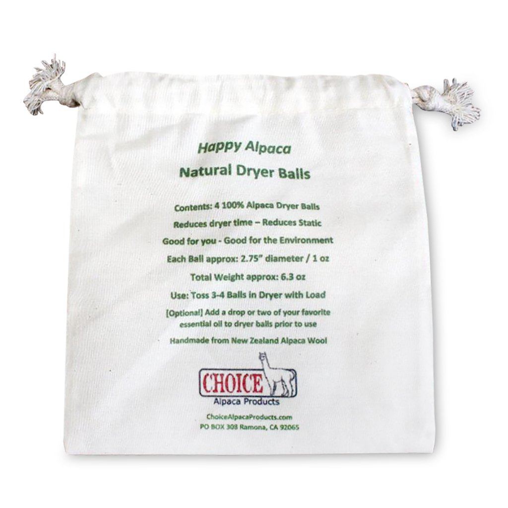 Happy Alpaca Dryer Ball Gift Set Purely Alpaca