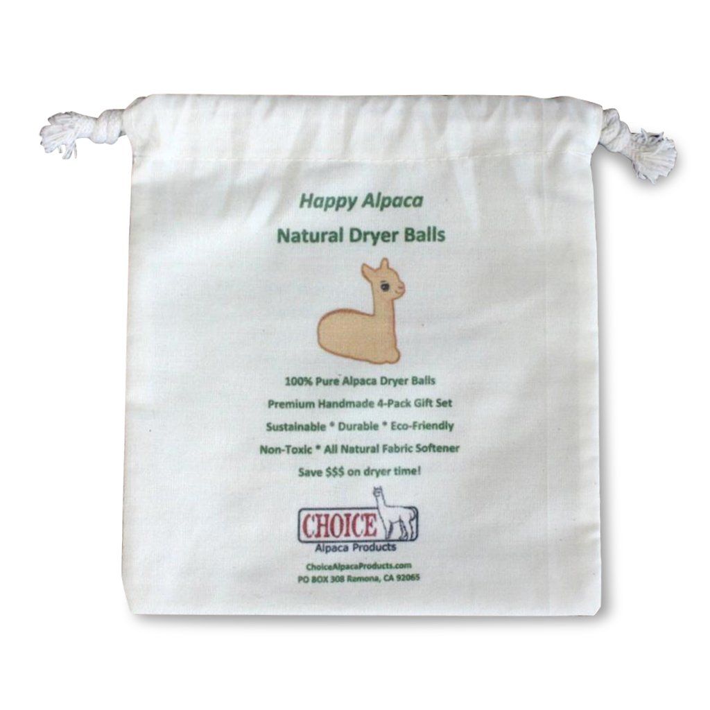 Happy Alpaca Dryer Ball Gift Set Purely Alpaca