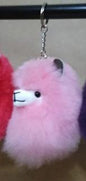Happy Alpaca Face Keychain Purely Alpaca