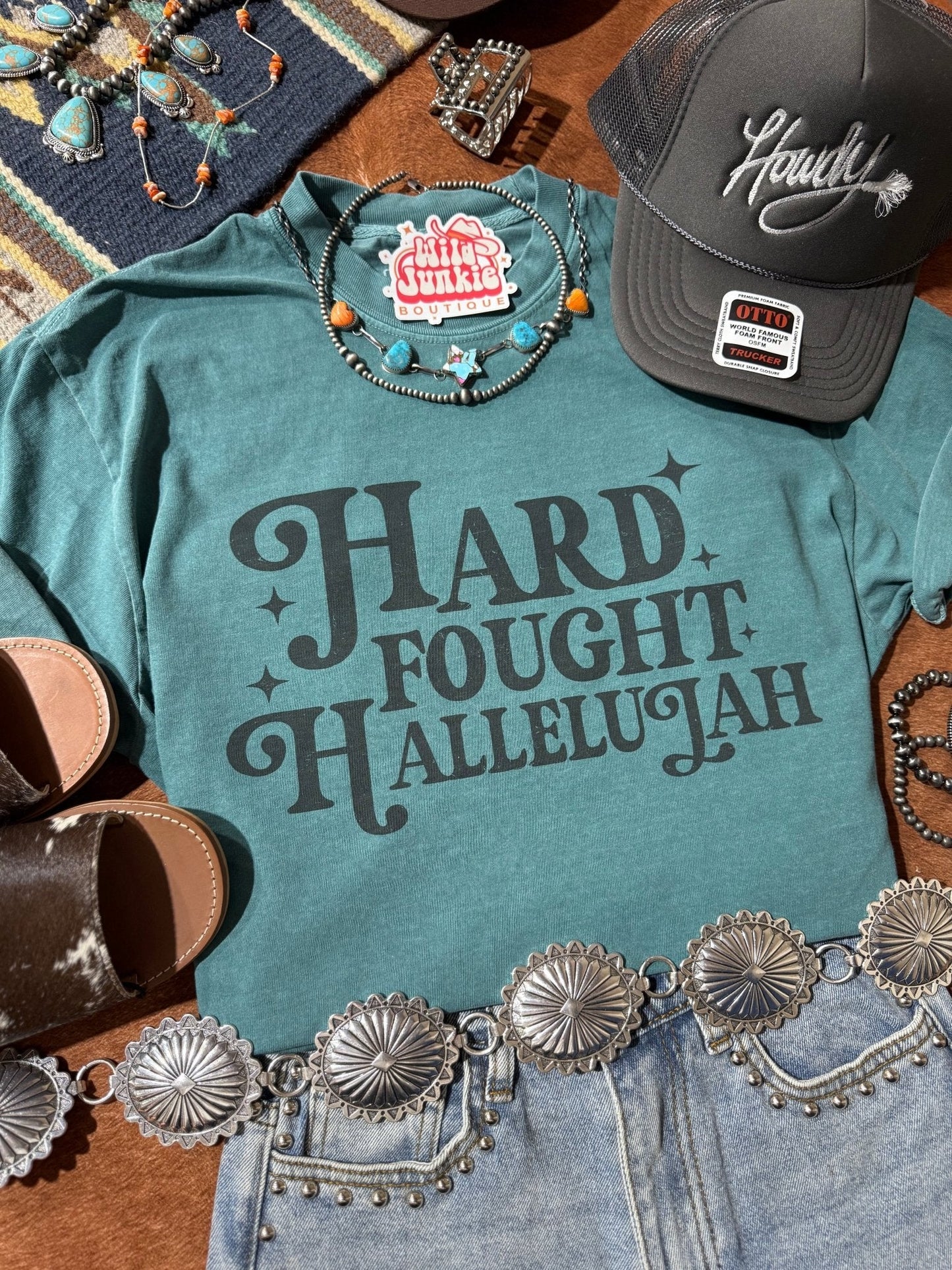 Hard Fought Hallelujah Graphic Tee Wild Junkie