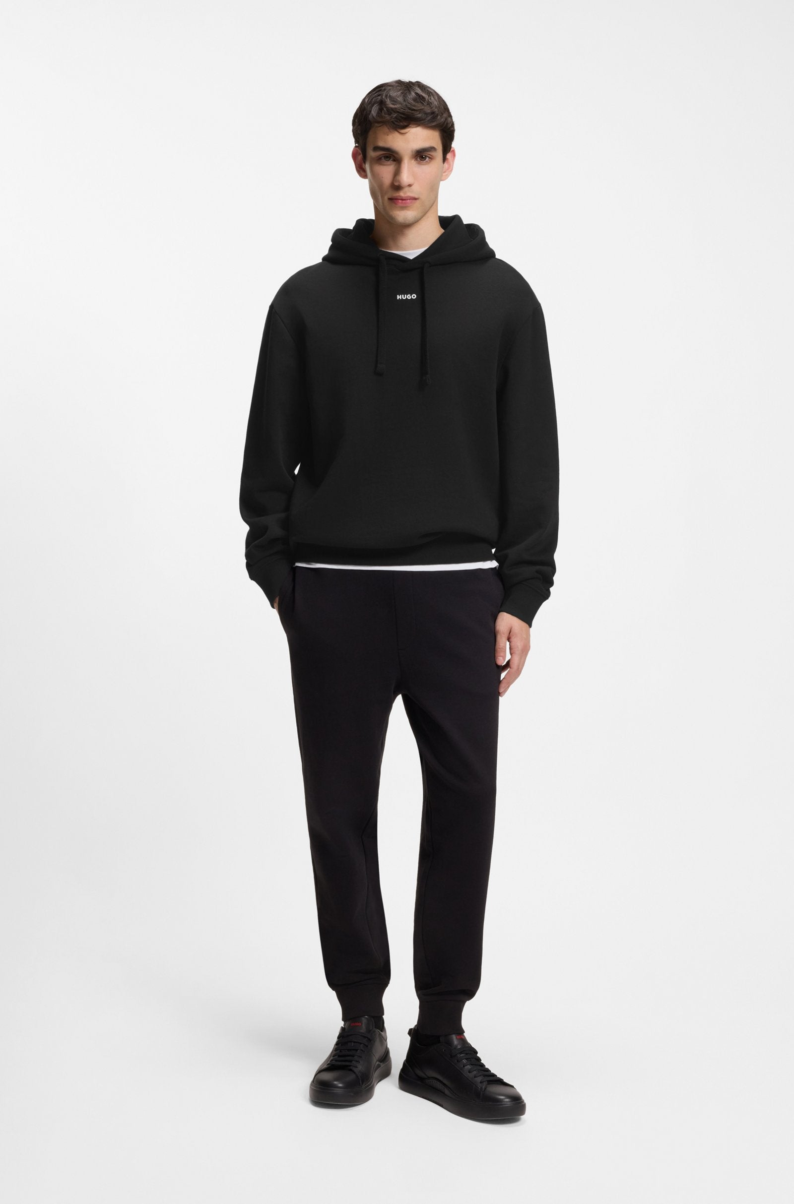 Hugo Dapo Hoodie - Black Denim Exchange