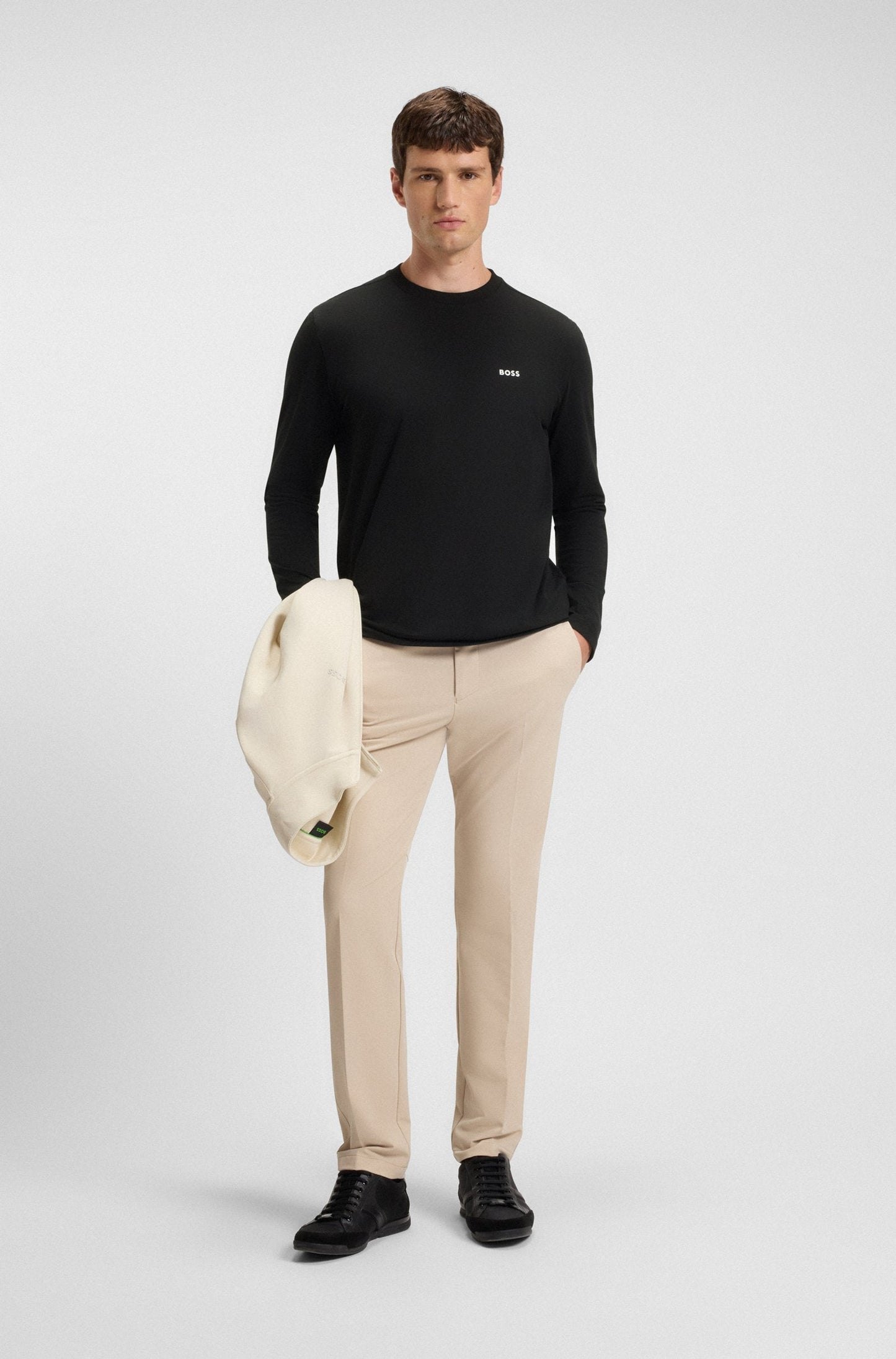 Boss Green Long Tee - Black Denim Exchange